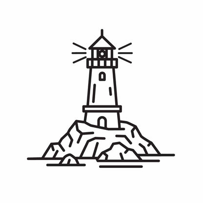 Light House PNG SVG Digital Download