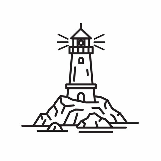 Light House PNG SVG Digital Download
