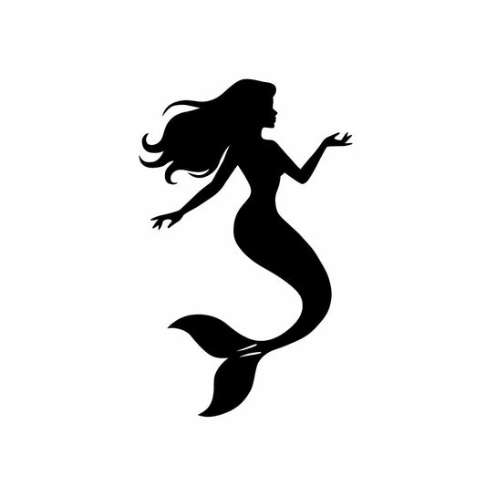 Cute Mermaid SVG PNG Digital Download