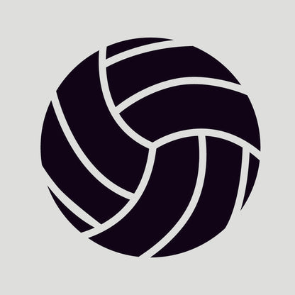 Volleyball SVG Sports Vector Clipart  Black and White Volleyball Design For Cricut