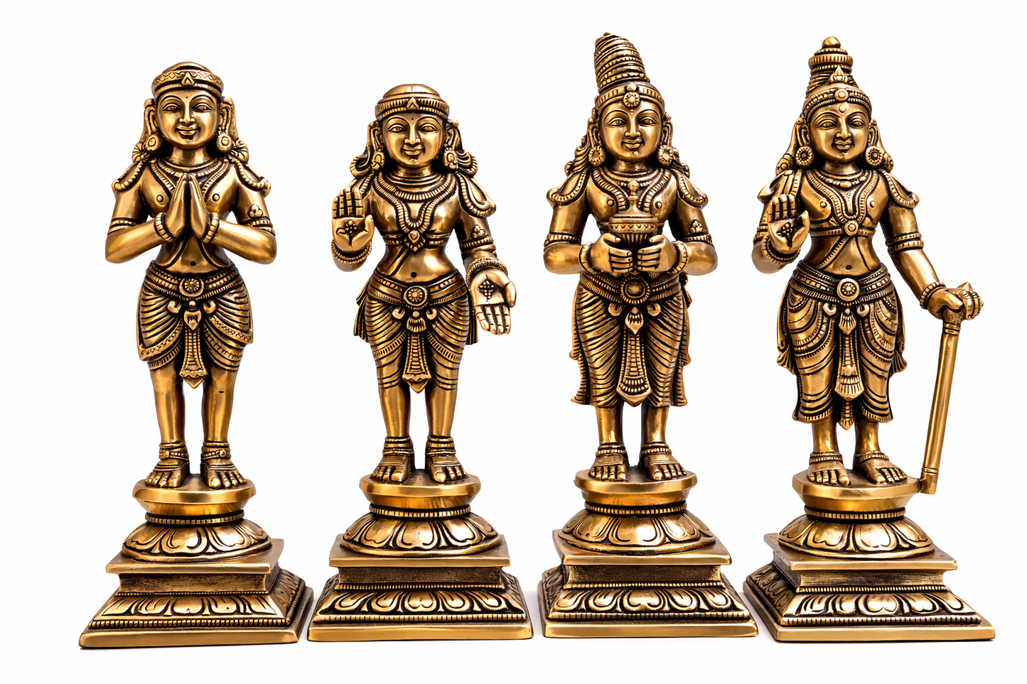 Unique Nalvar Statue Brass 6 inches