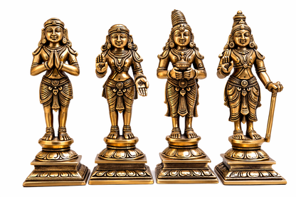 Unique Nalvar Statue Brass 6 inches