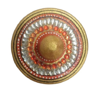 Marble kumkum / Haldi holder Box 2 inches