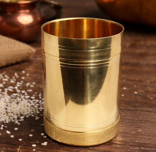 Cool boss Brass Rice Grains Measuring Pot for 1KG