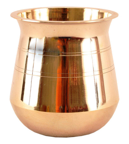 Pooja Lota Bronze 4 inches