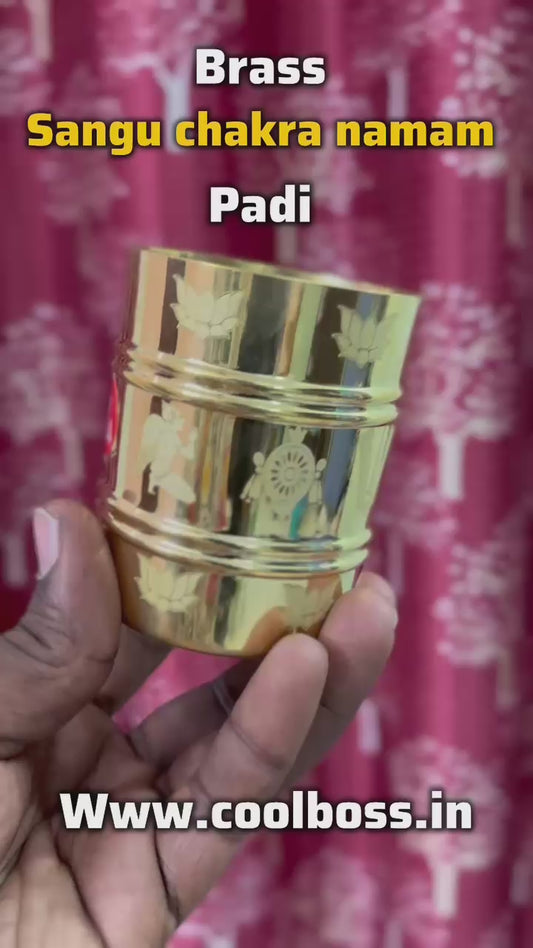 Brass Sangu Chakra padi
