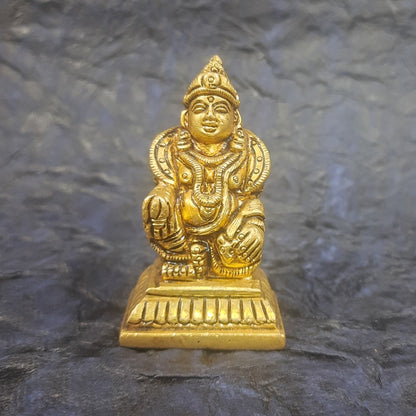 Brass kuber statue height 6cm