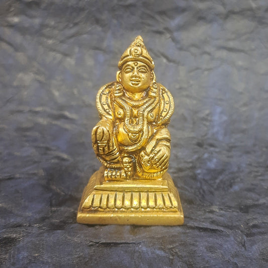 Brass kuber statue height 6cm