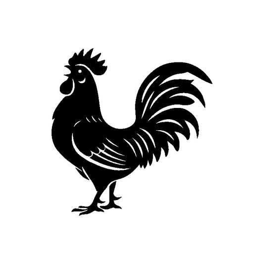 Rooster Silhouette SVG PNG Digital Download