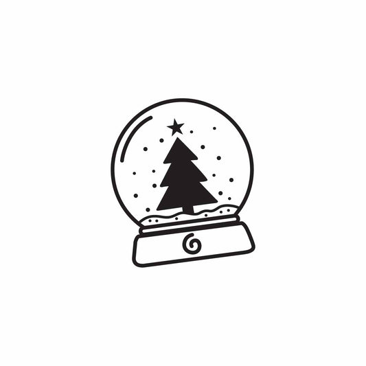 Snow Globe SVG PNG  Instant Download