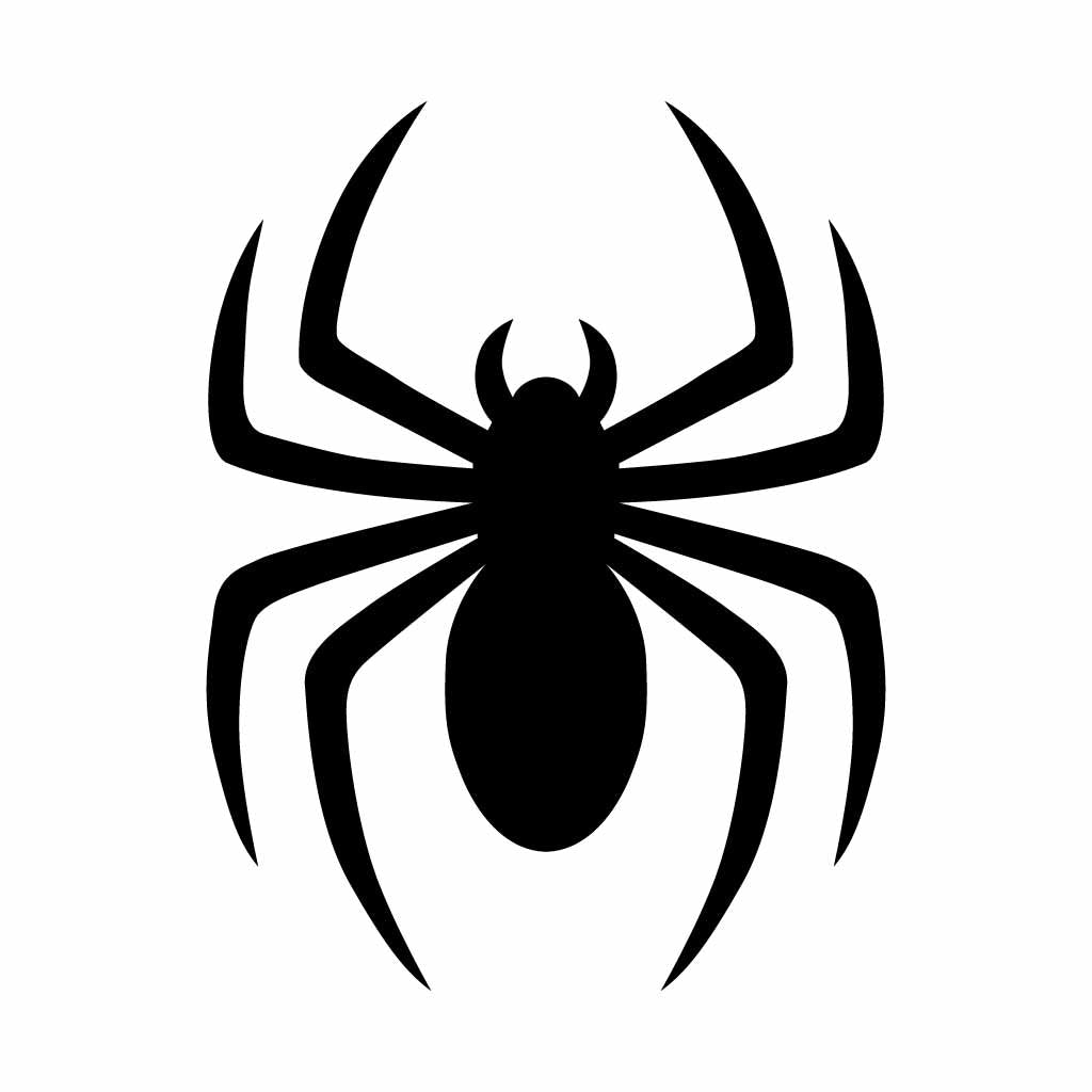 Spider Silhouette SVG PNG Spooky Halloween Vector Design