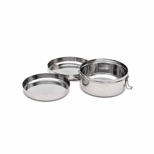 Stainless Steel Round Tiffin Box Lunch