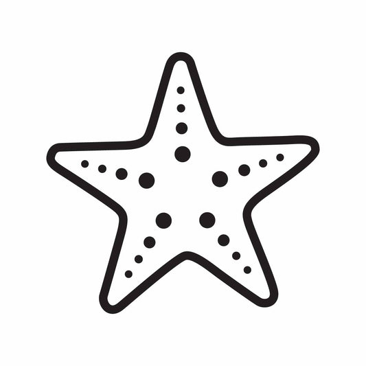 Star Fish PNG SVG Digital Download
