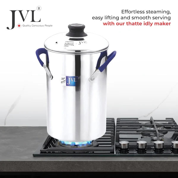JVL Premium Stainless Steel Multi Steamer Set