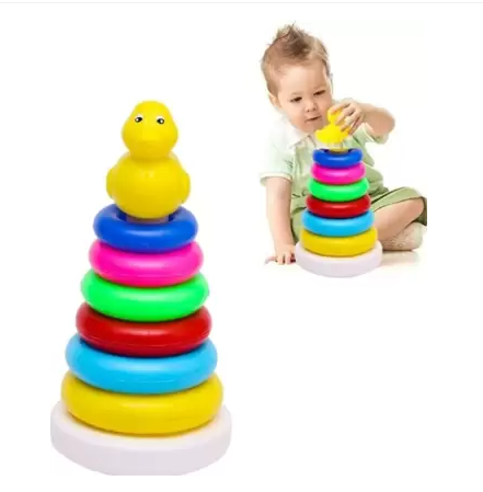 Stacking Ring Toy Multicolored Ring for Kids (Multicolor)