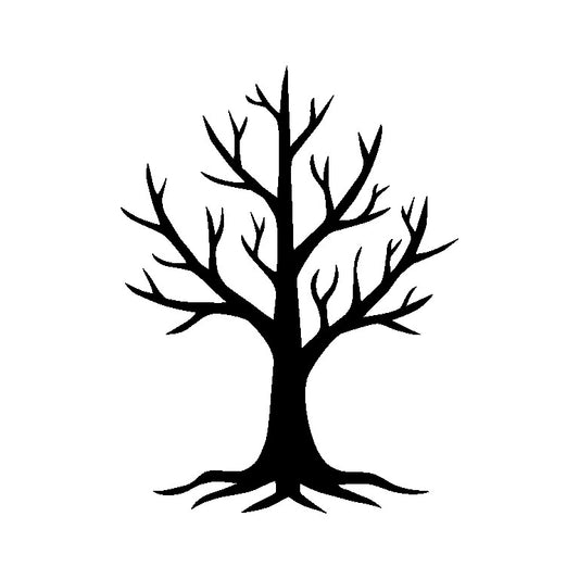 Minimalist Bare Tree SVG PNG Digital Download