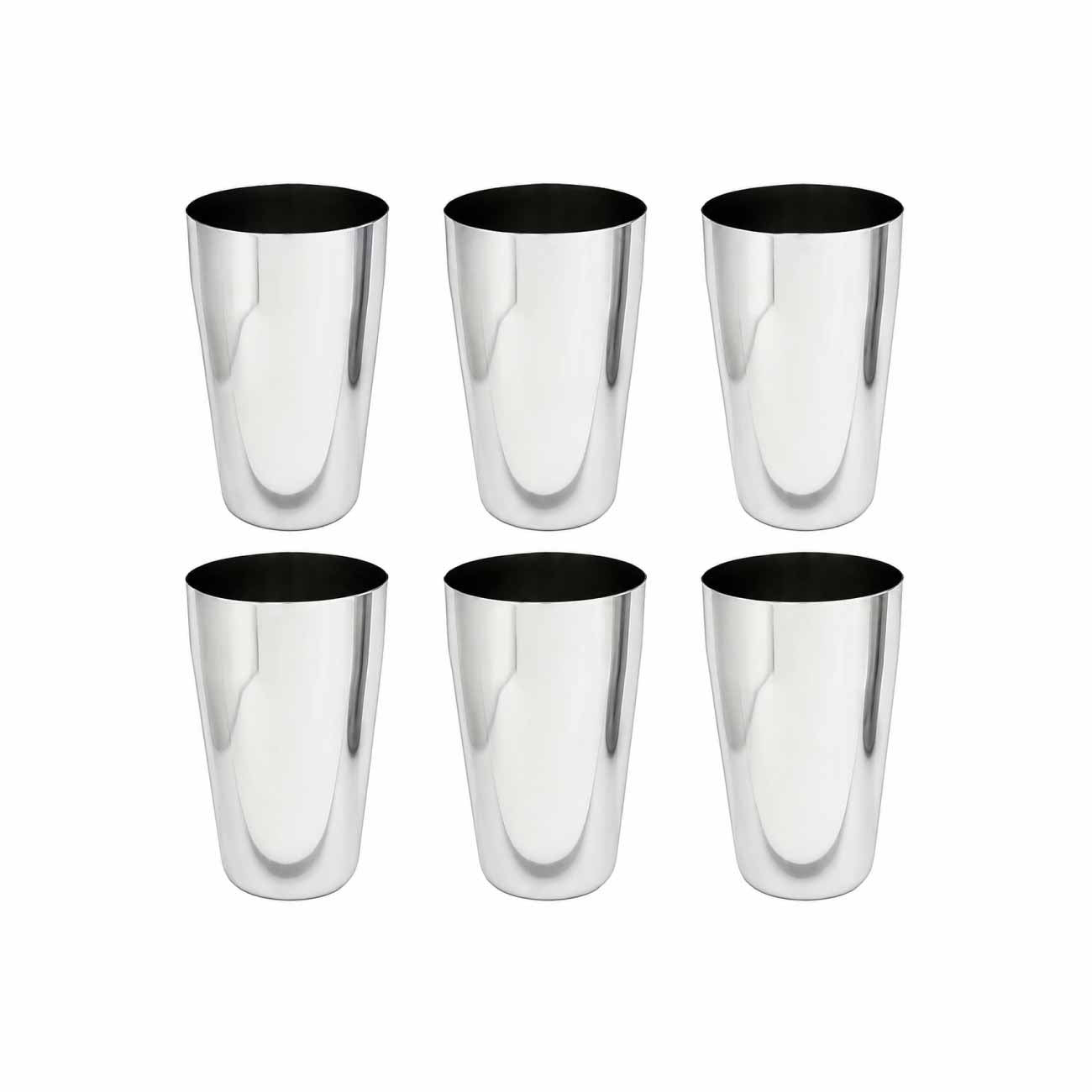 Stainless Steel Drinking Tumbler Set - 6pcs