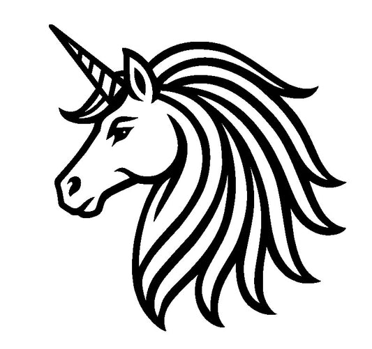 Cute Unicorn PNG SVG Digital Download