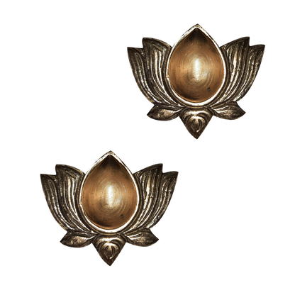 Lotus Vilakku Brass 3 inches