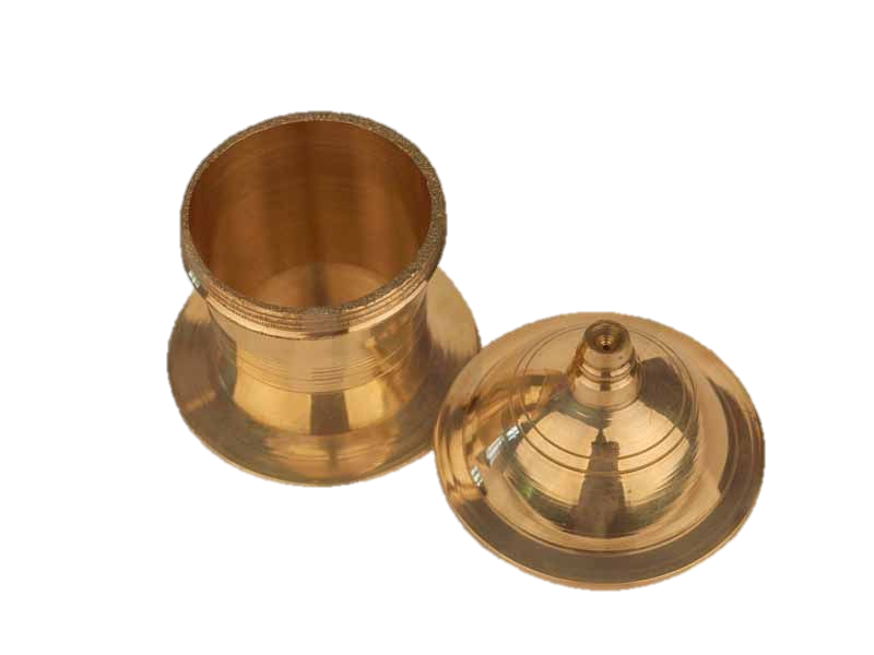 Kumkum Box Brass 2 inches