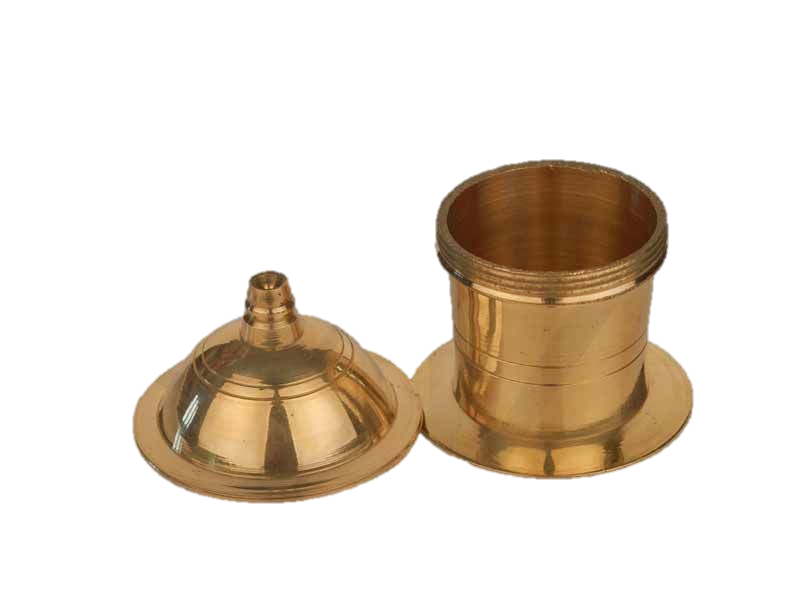 Kumkum Box Brass 2 inches