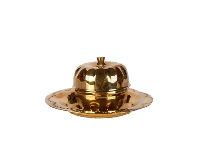 Brass Kumkum Gift Holder Box 1.8 inches