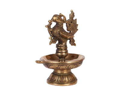 Annam Swan Brass Diya