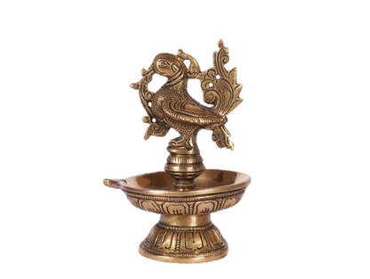 Annam Swan Brass Diya