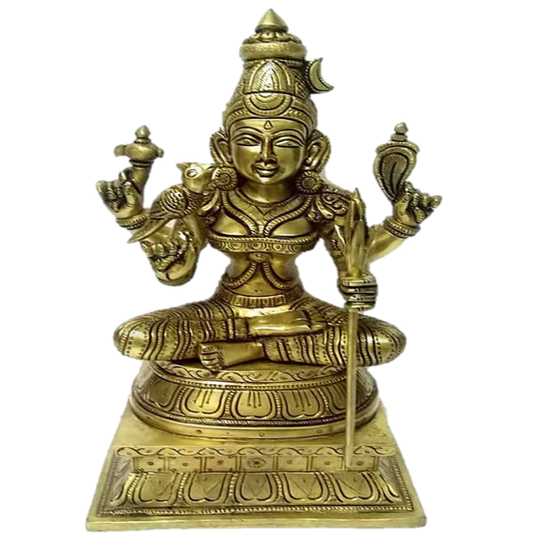 Kanchi Kamatchi Statue Brass 12 inches