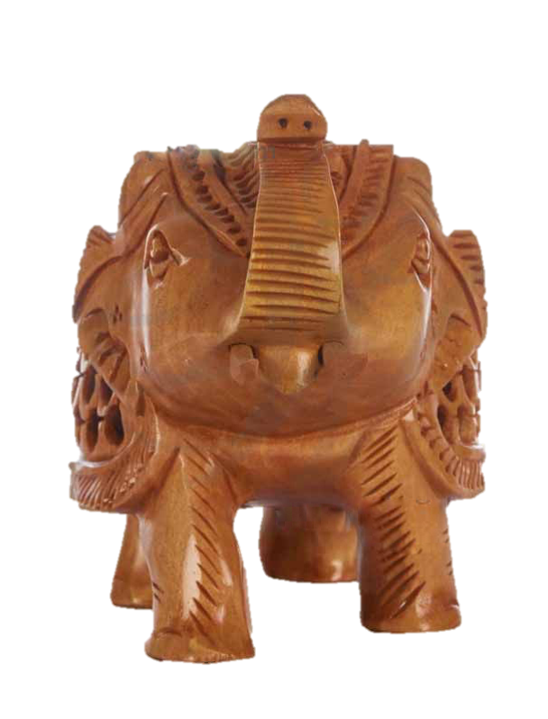 Wooden Elephant Jali 4.5 Inches