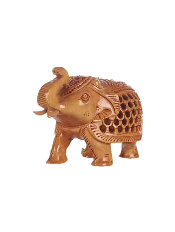 Wooden Elephant Jali 4.5 Inches