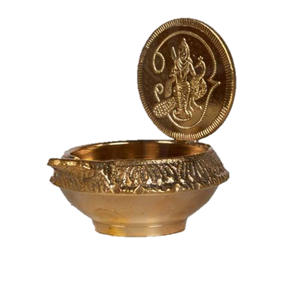 Kubera Diya Brass 2 inches