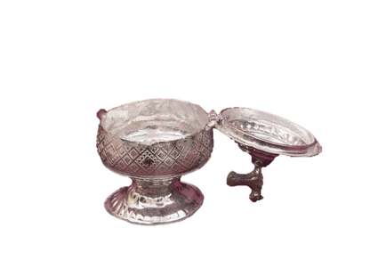 Kumkum chandan Cup Silver 3 Inches