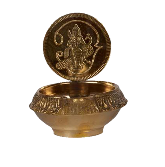 Kubera Diya Brass 2 inches