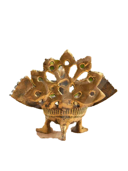 Brass Peacock Uruli 6.5 Inches