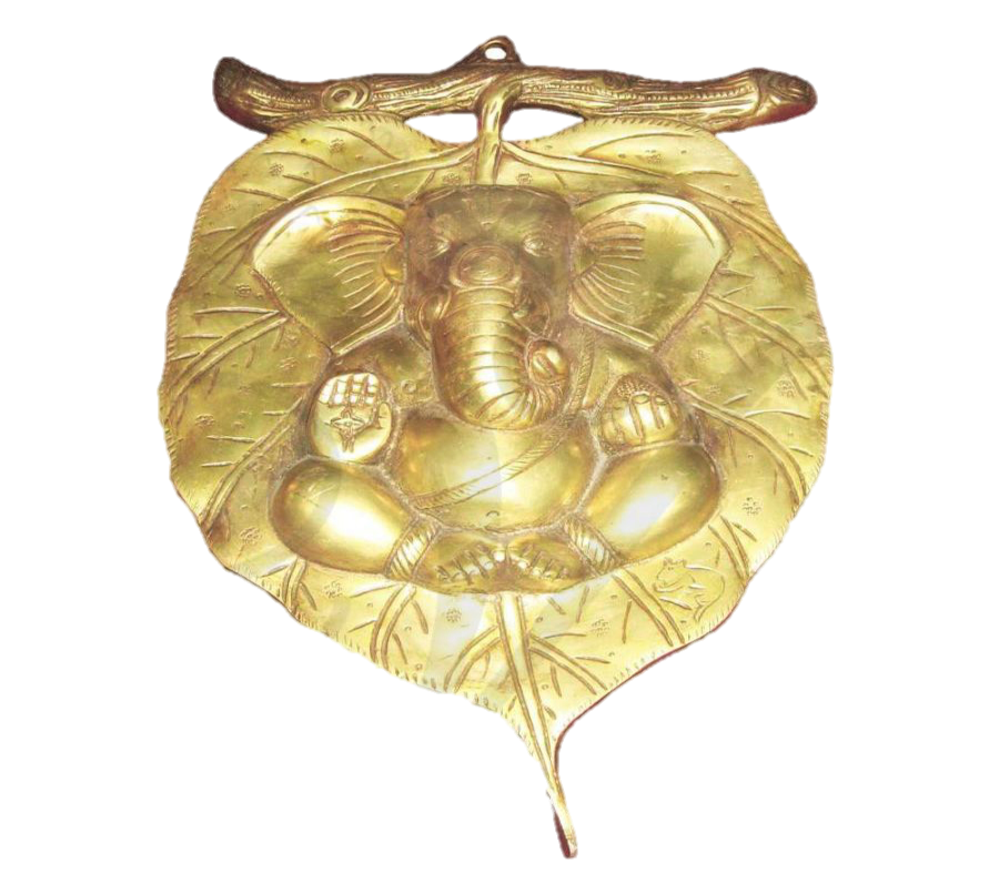 Ganesh Leaf Wall hanging
