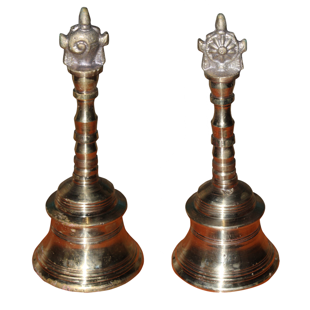 Brass Sangu Chakra Bell