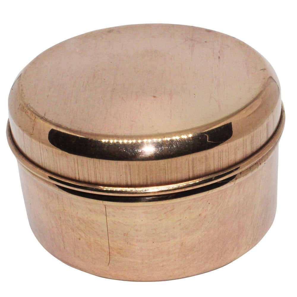 Copper Storage Box, 12 pcs, with lid, 100 ml