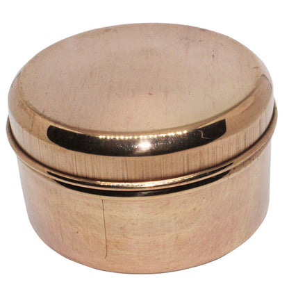 Copper Storage Box, 12 pcs, with lid, 100 ml