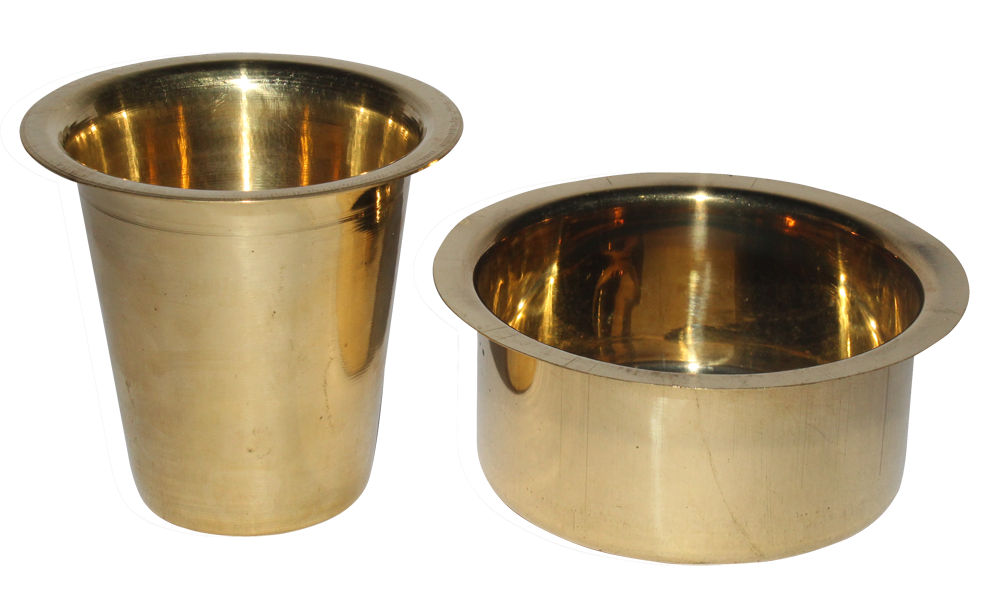Brass Dabara Set