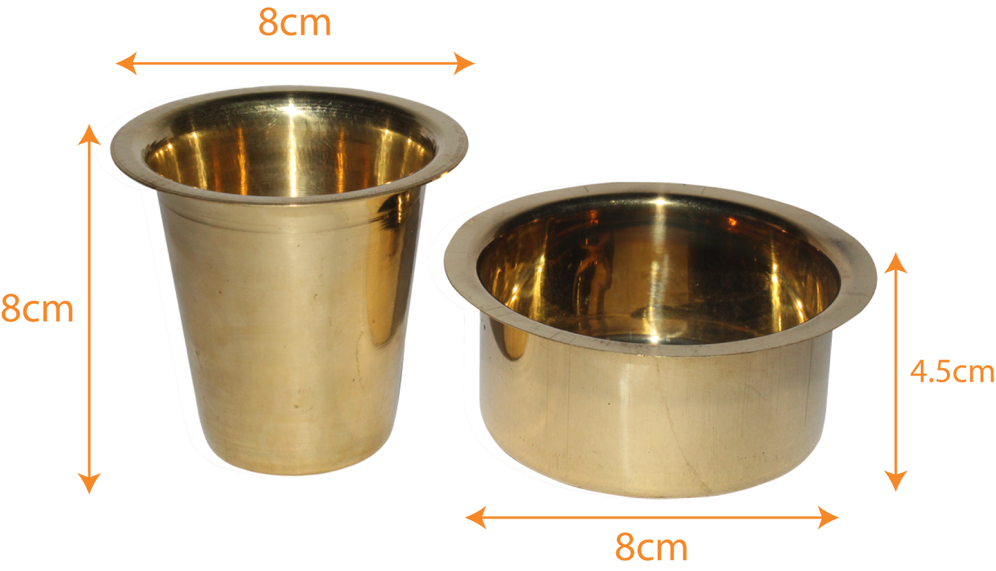 Brass Dabara Set