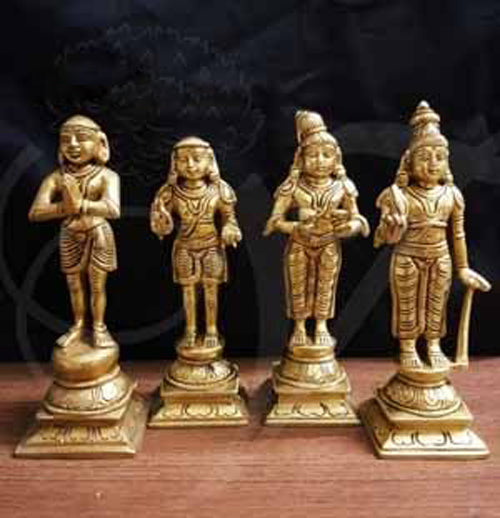 Unique Nalvar Statue Brass 6 inches