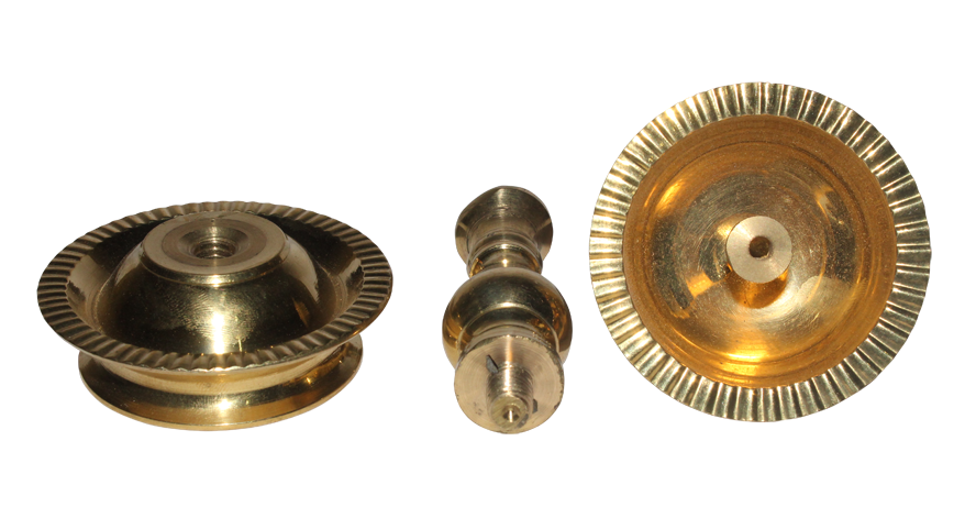 Coolboss Nanda vilakku, 2 Pack, Kerala Brass Oil Lamp