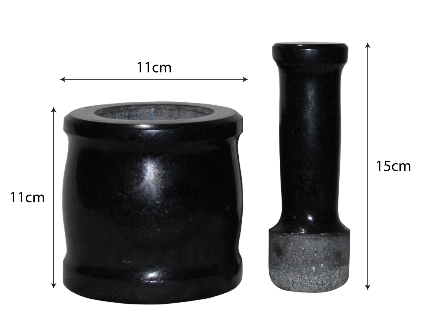 Mortar and Pestle Granite Traditional