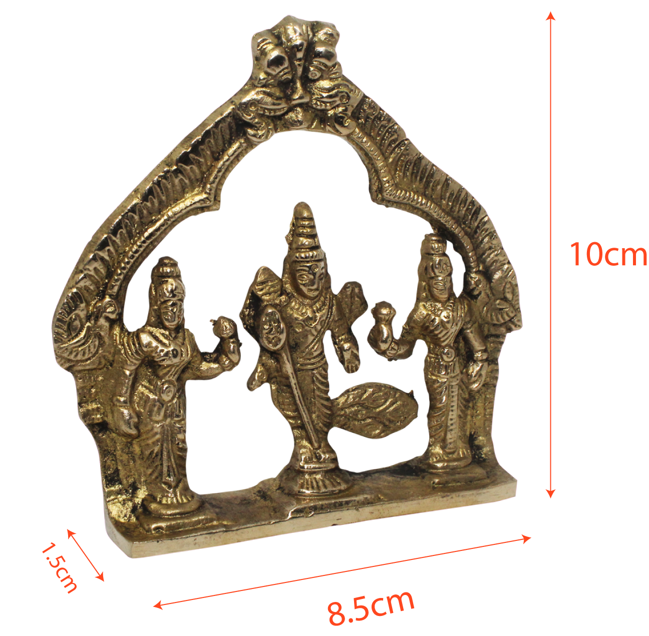 Murugan Statue - Brass