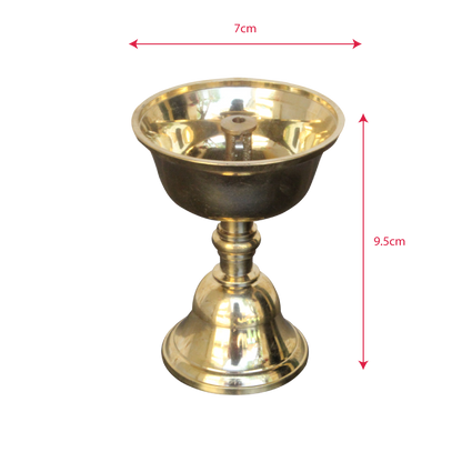 Nanda Vilakku Brass 4 inches