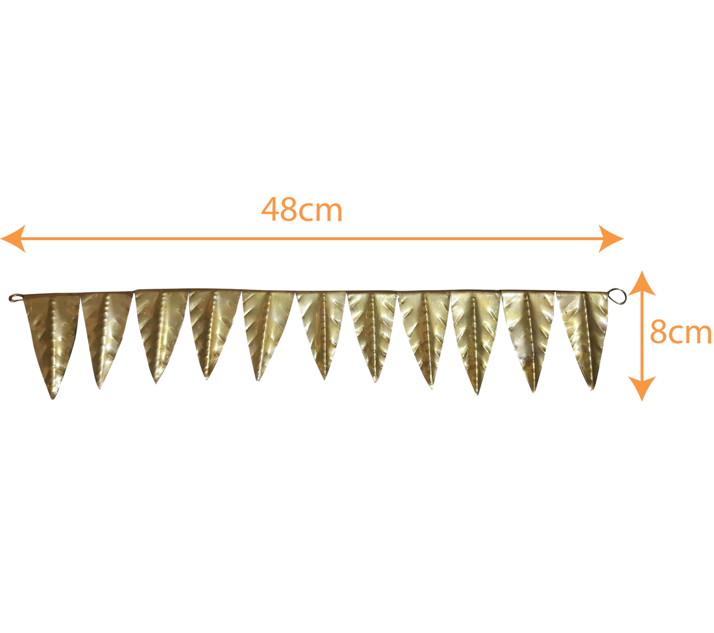Mavillai Thoranam, Brass Leaf Toran