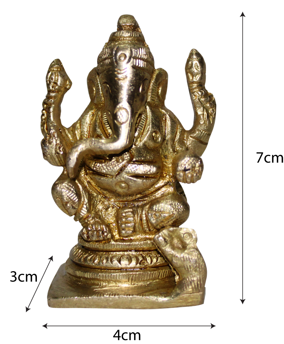 Pillayar Statue Brass