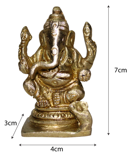 Pillayar Statue Brass