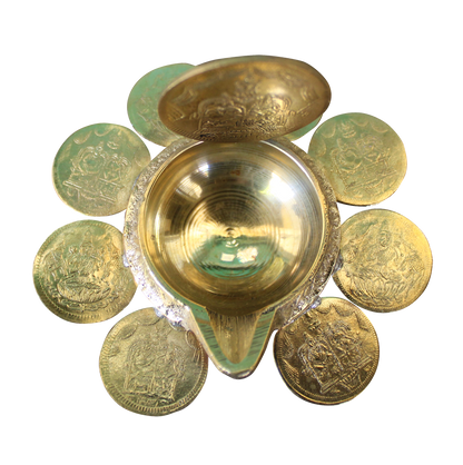 Lakshmi Kubera Vilakku Brass